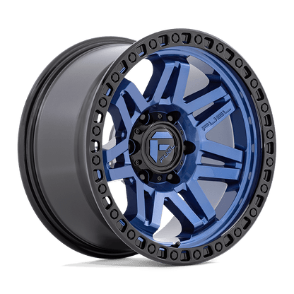 17x9 Fuel Off-Road D813 Syndicate Dark Blue With Black Ring Wheel 6x5.5 (1mm)
