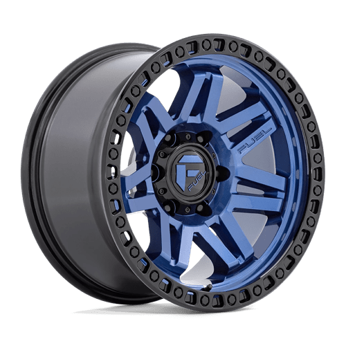 17x9 Fuel Off-Road D813 Syndicate Dark Blue With Black Ring Wheel 6x5.5 (1mm)