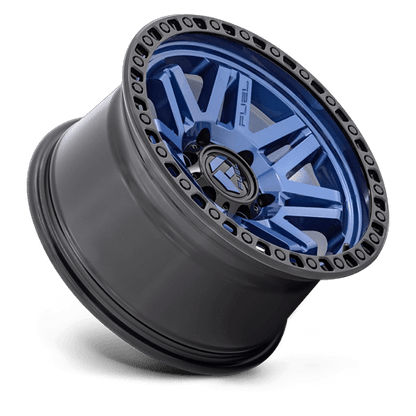 17x9 Fuel Off-Road D813 Syndicate Dark Blue With Black Ring Wheel 6x5.5 (1mm)