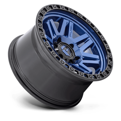 17x9 Fuel Off-Road D813 Syndicate Dark Blue With Black Ring Wheel 6x5.5 (-12mm)