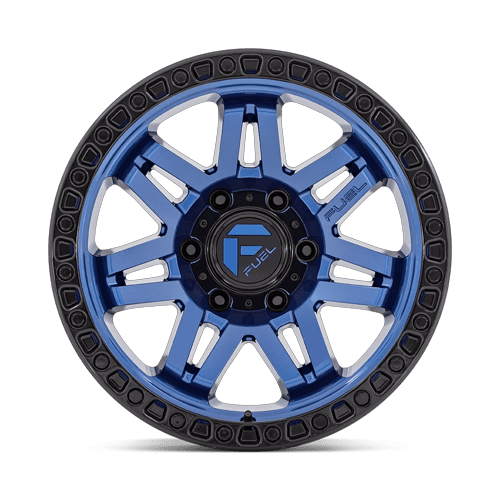 17x9 Fuel Off-Road D813 Syndicate Dark Blue With Black Ring Wheel 6x5.5 (1mm)