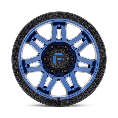 17x9 Fuel Off-Road D813 Syndicate Dark Blue With Black Ring Wheel 6x5.5 (-12mm)