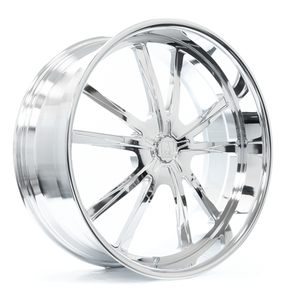 24x10 Axe Sembrado Full Polished Wheels 5x5 (25mm) Set of 4