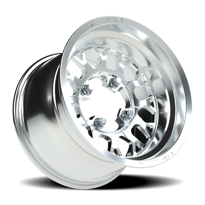 15x10 Vision ATV/UTV 346 Storm Polished Wheel 4x156 (0mm)