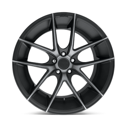 17x8 Niche M130 Targa Matte Black Double Dark Tint Wheel 5x100 (40mm)