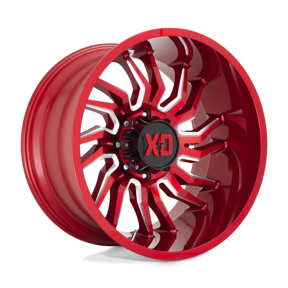 22x10 XD XD858 TENSION Candy Red Milled Wheel 8X6.5 (-18mm)