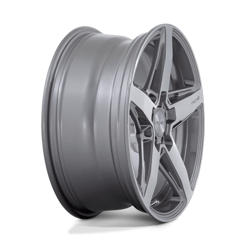 18x8 Niche M270 Teramo Anthracite Brushed Face Tint Clear Wheel 5x120 (30mm)