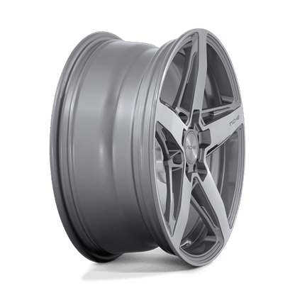20x10.5 Niche M270 Teramo Anthracite Brushed Face Tint Clear Wheel 5x120 (40mm)