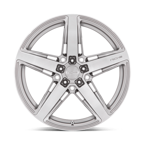 20x10.5 Niche M270 Teramo Anthracite Brushed Face Tint Clear Wheel 5x112 (20mm)