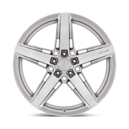 20x10.5 Niche M270 Teramo Anthracite Brushed Face Tint Clear Wheel 5x112 (20mm)
