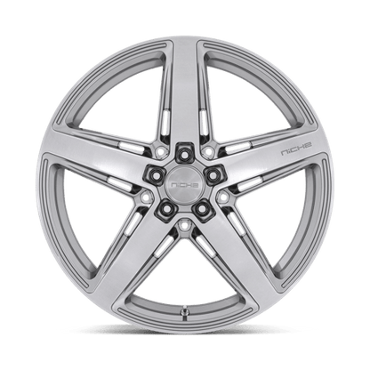 20x10.5 Niche M270 Teramo Anthracite Brushed Face Tint Clear Wheel 5x112 (40mm)