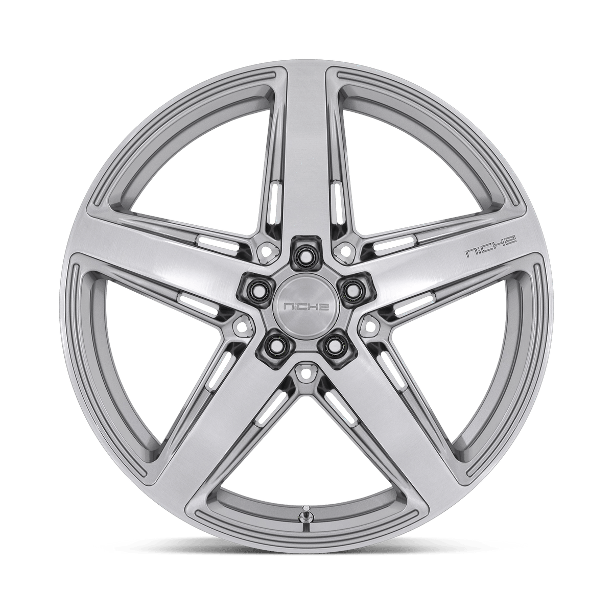 20x9 Niche M270 Teramo Anthracite Brushed Face Tint Clear Wheel 5x4.25 (38mm)