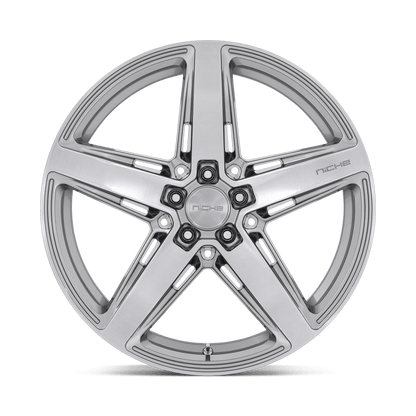 20x9 Niche M270 Teramo Anthracite Brushed Face Tint Clear Wheel 5x4.25 (38mm)