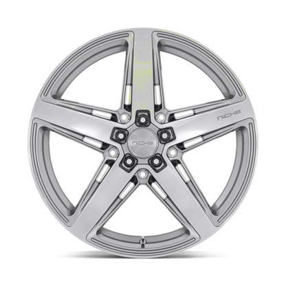 20x9 Niche M270 Teramo Anthracite Brushed Face Tint Clear Wheel 5x112 (38mm)