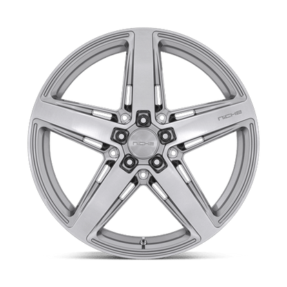 20x10.5 Niche M270 Teramo Anthracite Brushed Face Tint Clear Wheel 5x112 (40mm)