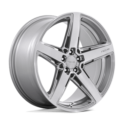 20x10.5 Niche M270 Teramo Anthracite Brushed Face Tint Clear Wheel 5x112 (40mm)