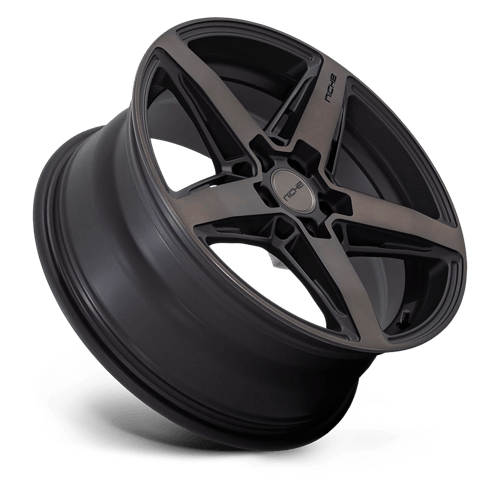 18x8 Niche M271 Teramo Matte Black With Double Dark Tint Face Wheel 5x100 (30mm)