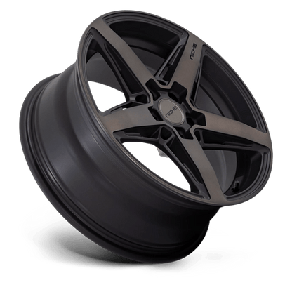 18x8 Niche M271 Teramo Matte Black With Double Dark Tint Face Wheel 5x100 (40mm)