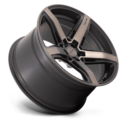 20x10.5 Niche M271 Teramo Matte Black Double Dark Tint Face Wheel 5x120 (20mm)