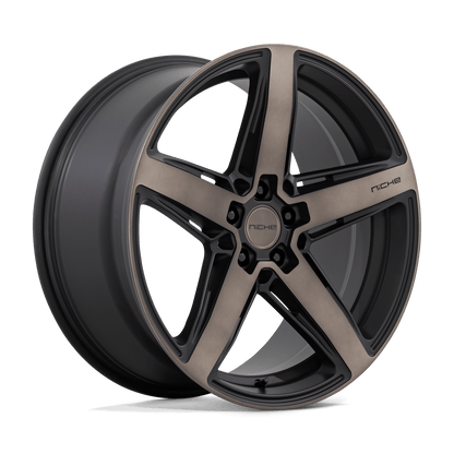 20x9 Niche M271 Teramo Matte Black With Double Dark Tint Face Wheel 5x112 (42mm)