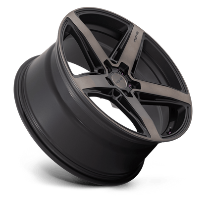 20x10.5 Niche M271 Teramo Matte Black W/ DDT Face Wheel 5x112 (40mm)