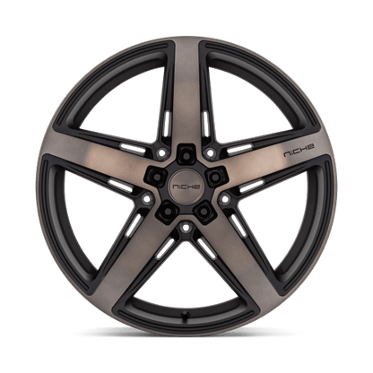 20x9 Niche M271 Teramo Matte Black With Double Dark Tint Face Wheel 5x112 (42mm)