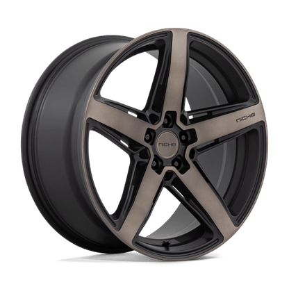 20x9 Niche M271 Teramo Matte Black With Double Dark Tint Face Wheel 5x4.5 (42mm)