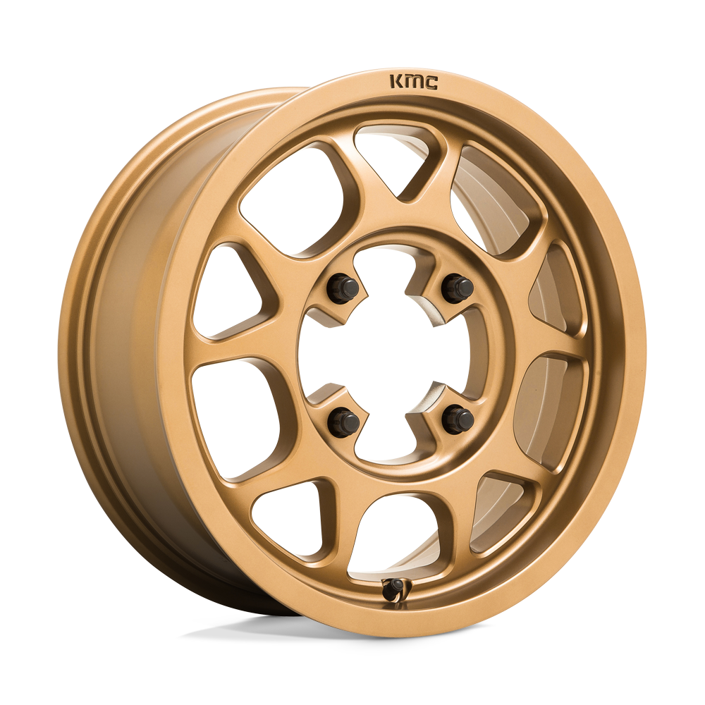 15x6 KMC Powersports KS136 TORO Matte Bronze Wheel 4x137 (38mm)