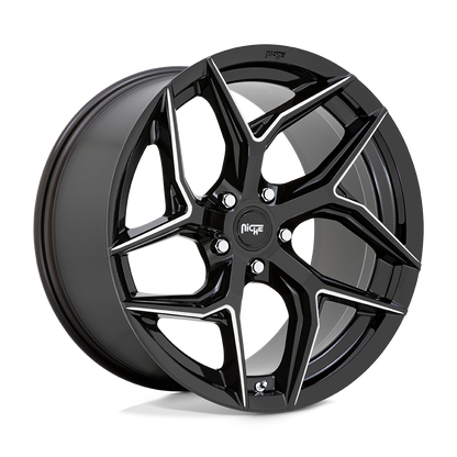20x9 Niche M266 TORSION Gloss Black Milled Wheel 5x4.5 (35mm)