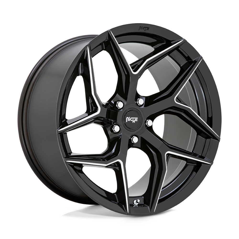 20x10.5 Niche M266 TORSION Gloss Black Milled Wheel 5x112 (40mm)
