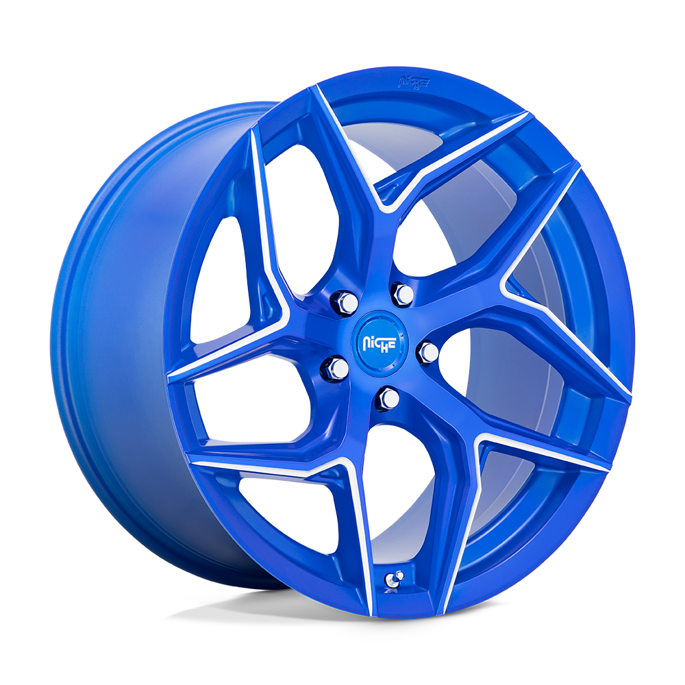 20x10.5 Niche M268 Torsion Anodized Blue Milled Wheel 5x120 (35mm)