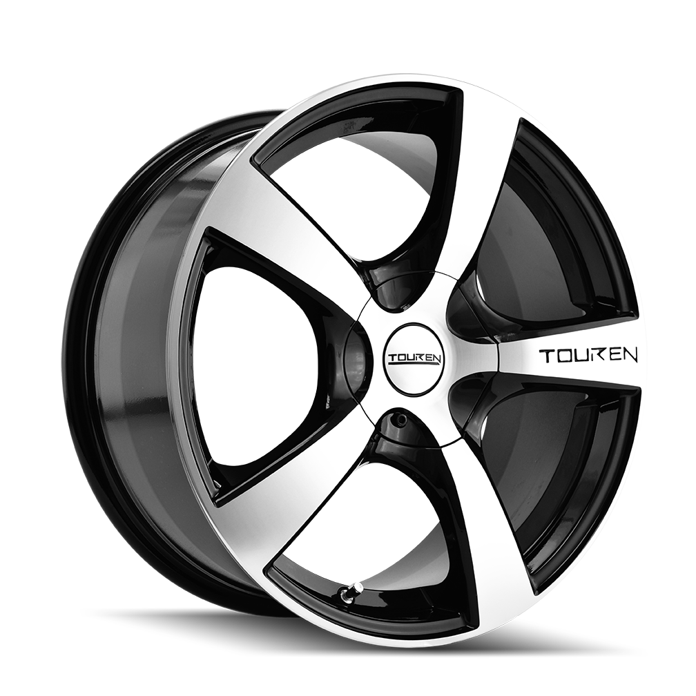 18x8 Touren TR9 Black/Machined Wheel 5x112/5x120 (40mm)