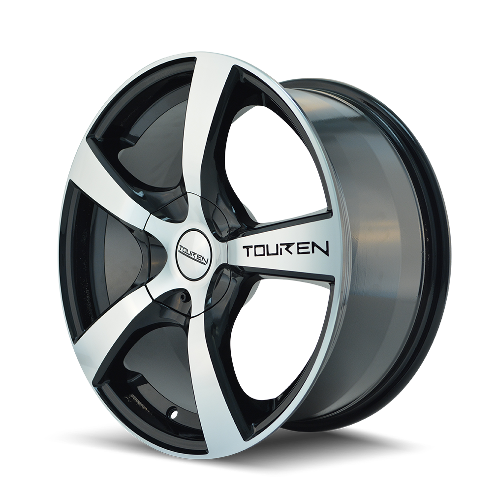 16x7 Touren 3190 TR90 Gloss Black Machined Wheel 5x105/5x4.25 (42mm)