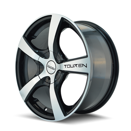 16x7 Touren 3190 TR90 Gloss Black Machined Wheel 5x105/5x4.25 (42mm)