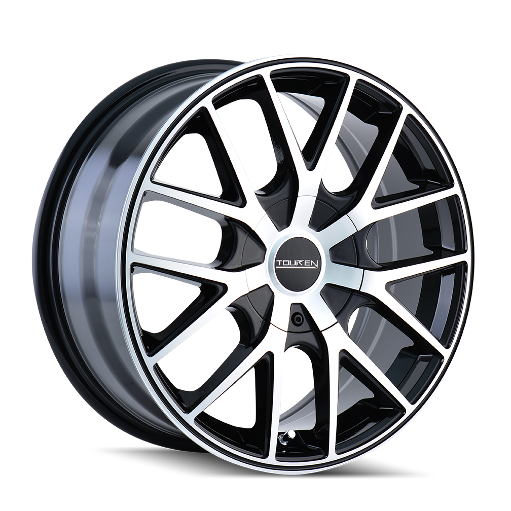 19x8.5 Touren TR60 Black/Machined Wheel 5x112/5x120 (40mm)