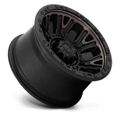 20x9 Fuel D824 Traction Matte Black Double Dark Tint Wheel 5x5.5 (1mm)