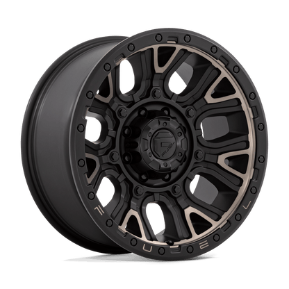 20x9 Fuel D824 Traction Matte Black Double Dark Tint Wheel 8x170 (1mm)