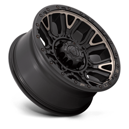20x9 Fuel D824 Traction Matte Black Double Dark Tint Wheel 8x170 (1mm)