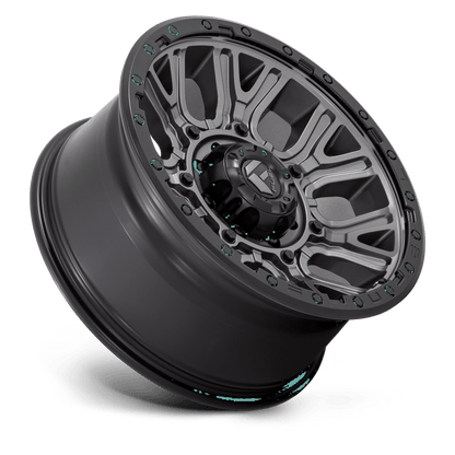 20x9 Fuel D825 Traction Matte Gunmetal W/ Black Ring Wheel 8x6.5 (1mm)