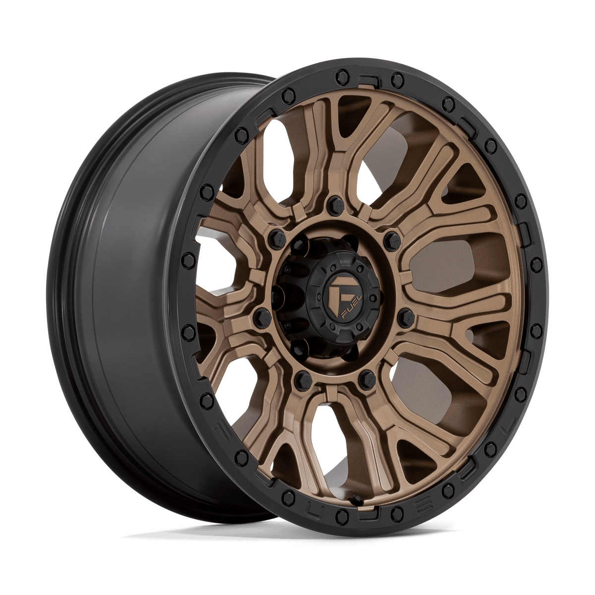 20x9 Fuel D826 Traction Matte Bronze With Black Ring Wheel 6x5.5 (1mm)