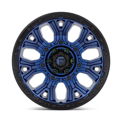 20x10 Fuel D827 Traction Dark Blue With Black Ring Wheel 6x5.5 (-18mm)