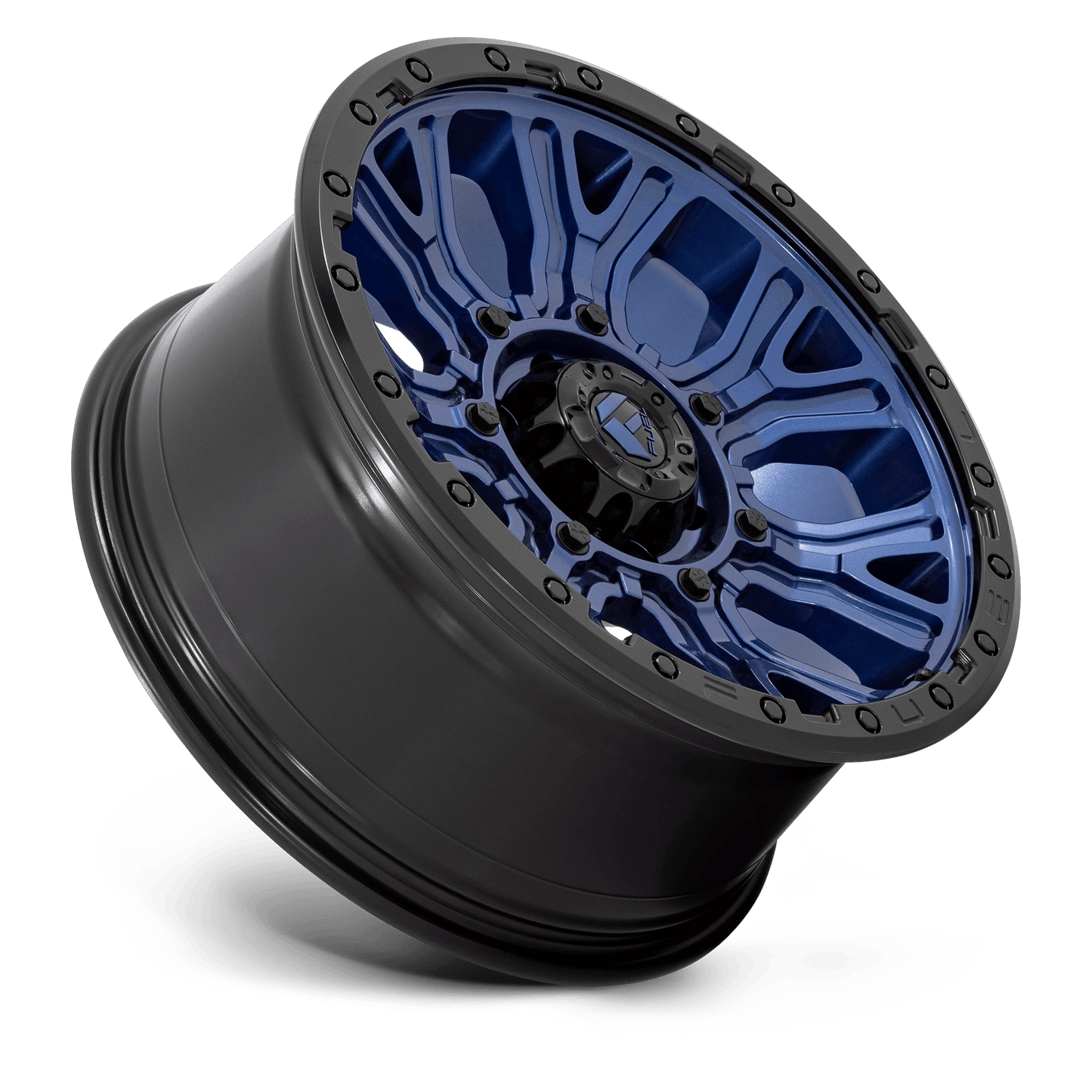 20x9 Fuel D827 Traction Dark Blue With Black Ring Wheel 6x5.5 (1mm)