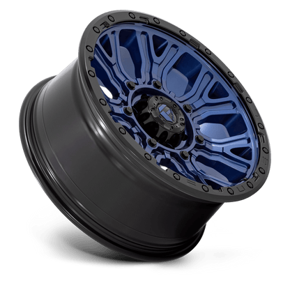 20x9 Fuel D827 Traction Dark Blue With Black Ring Wheel 6x5.5 (1mm)