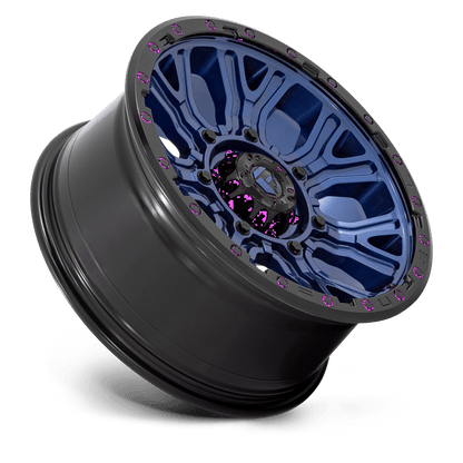 20x9 Fuel D827 Traction Dark Blue With Black Ring Wheel 6x5.5 (1mm)