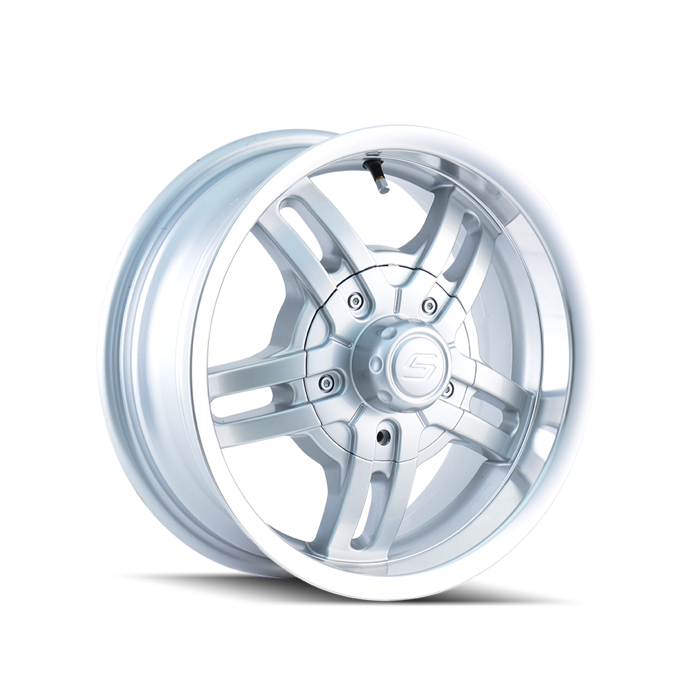 15x6 Ion 12 Hypersilver Wheel 5x4.75 (0mm)