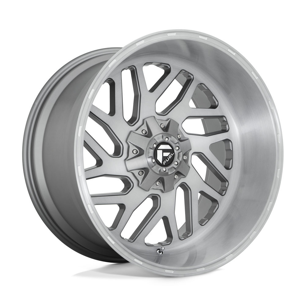 20x10 Fuel D715 TRITON PLAT BRUSH GUN MTL TINT Wheel 5x5.5/5x150 (-18mm)