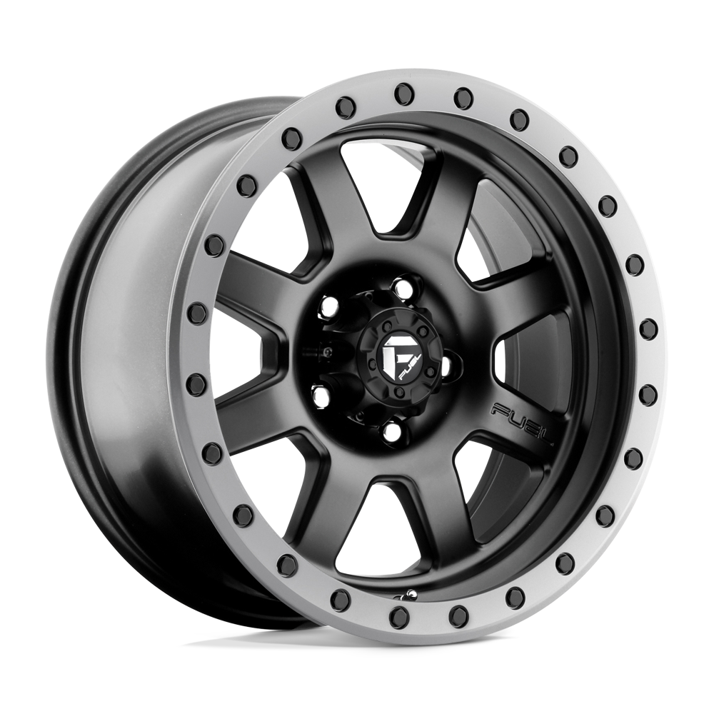 17x8.5 Fuel D551 Trophy Matte Black Wheel 5x5 (-6mm)
