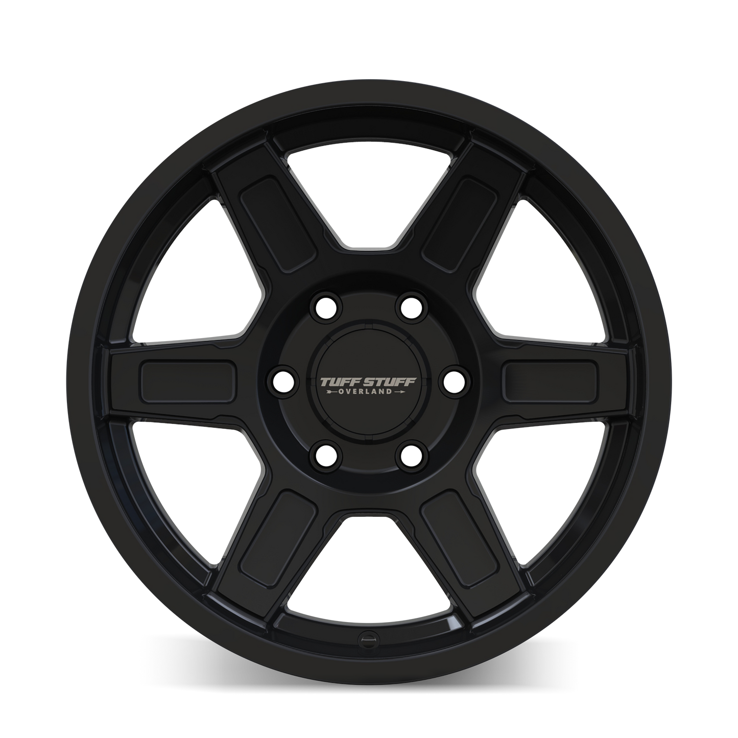 17x8.5 Tuff Stuff Overland TS01 Ascent Gloss Black Wheel 5x5 (0mm)