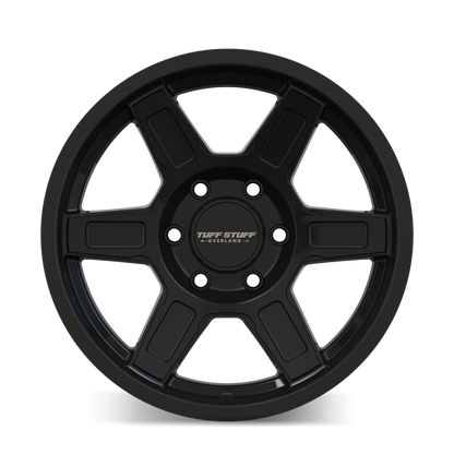 17x8.5 Tuff Stuff Overland TS01 Ascent Gloss Black Wheel 5x5 (0mm)