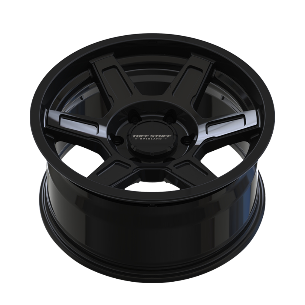 17x8.5 Tuff Stuff Overland TS01 Ascent Gloss Black Wheel 5x5 (0mm)